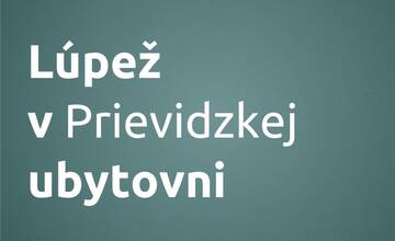 FOTO: Mužovi sa vyhrážal páchateľ, že už neodíde, ak mu nevydá peniaze 