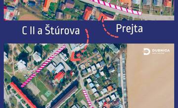 FOTO: Rekonštrukcia chodníkov v Dubnici nad Váhom