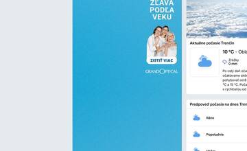 FOTO: Predpoveď počasia sľubuje v Trenčianskom kraji jasný, ale studený víkend