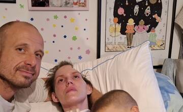 FOTO: Manžel Dominiky, ktorú našli v zúboženom stave v NMnV,  sa rozhodol o pomoc požiadať zbierkou