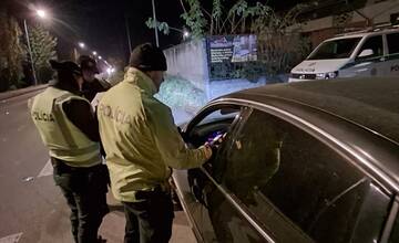 FOTO: Polícia si posvietila na vodičov z Bánoviec nad Bebravou