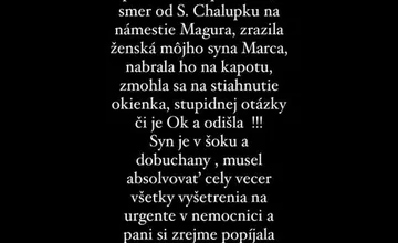 FOTO: Chlapca v Prievidzi zrazila vodička a následne z miesta nehody ušla