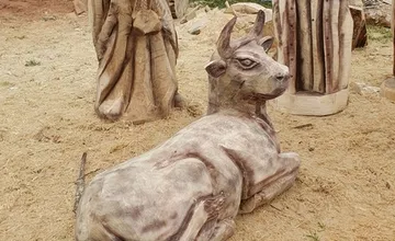 FOTO: Nový drevený betlehem obohatí Vianoce v Kanianke