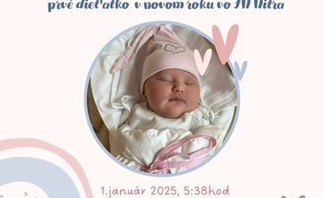 FOTO: Prvé bábätká narodené v novom roku 2025