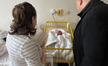 FOTO: V Trenčíne sa ako prvá v roku narodila Ela