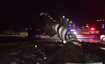 FOTO: Vodič v Púchove nabúral do názvu mesta a spôsobil finančné škody