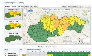 FOTO: SHMU varuje pred silnými mrazmi v Trenčianskom kraji