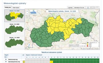 FOTO: Obyvatelia Trenčianskeho kraja môžu dnes očakávať poriadnu zimu