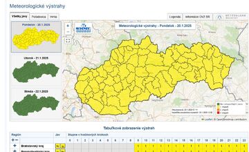 FOTO: Počasie potrápi v Trenčianskom kraji najmä vodičov
