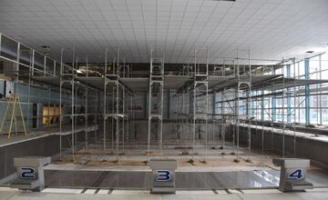 FOTO: Rekonštrukcia plavárne v Považskej Bystrici finišuje. Otvorenie je naplánované na marec