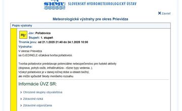 FOTO: Počas víkendu sa v Trenčianskom kraji oteplí 