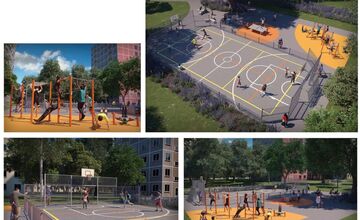 FOTO: Prievidžania dostanú novú multifunkčné ihrisko