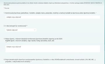 FOTO: Športovca roka mesta Trenčín, môžete nominovať aj vy