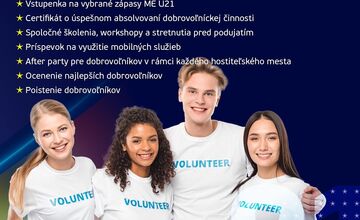 FOTO: Staňte sa dobrovoľníkom na UEFA ME U21 2025! Trenčín hľadá nadšencov