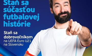 FOTO: Staňte sa dobrovoľníkom na UEFA ME U21 2025! Trenčín hľadá nadšencov