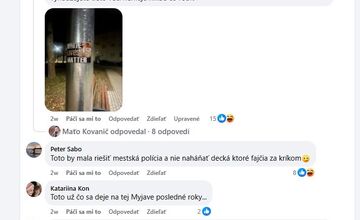 FOTO: Myjavčanov trápia v meste indivíduá s podozrivým správaním 