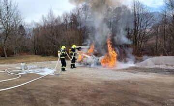 FOTO: Februárové zásahy hasičov v Trenčianskom kraji