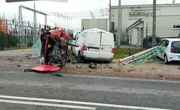 FOTO: 84 - ročný vodič podľahol zranenia počas prepravy do nemocnice 