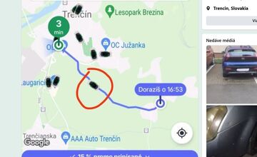 FOTO: Obyvatelia Trenčína sa stážujú na nebezpečné jazdy taxikárov 