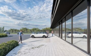 FOTO: Nové obchodné centrum v Považskej Bystrici: Moderné priestory, služby a parkovanie