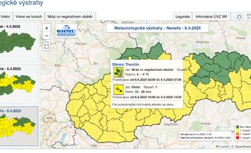 FOTO: Výstrahy pred vetrom platia v sobotu aj v nedeľu v týchto okresoch Trenčianskeho kraja