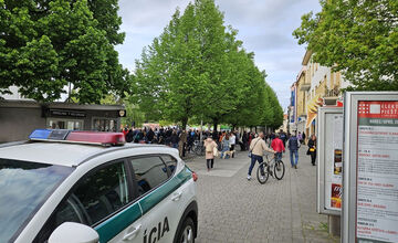 FOTO:  V Trenčianskom kraji sa dnes protestovalo, pozrite si prvé fotky