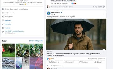 FOTO: V Trenčianskom kraji bude daždivo, potrápi nás aj silný vietor 