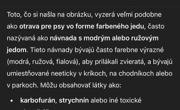 FOTO: V Trenčíne niekto len tak pohodil otravu na hlodavce do kríkov v blízkosti ihriska 