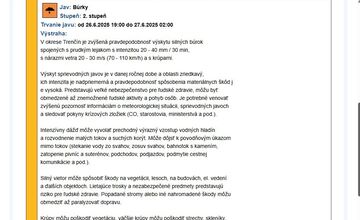 FOTO: V Trenčianskom kraji bude dnes horúco a večer očakávame intenzívne búrky