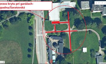 FOTO: Na Juhu v Trenčíne začína asfaltovanie Saratovskej ulice