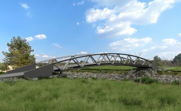 FOTO: Koniec provizória. Medzi Nemšovou a Horným Srním vyrastie moderná cyklotrasa