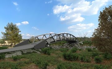 FOTO: Koniec provizória. Medzi Nemšovou a Horným Srním vyrastie moderná cyklotrasa