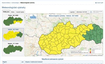 FOTO: Trenčiansky kraj zasiahne ďalšia vlna búrok 