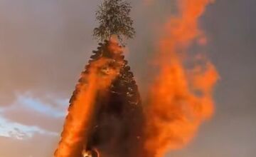 FOTO: Pri Handlovej sa počas osláv podarilo natočiť unikátne video 