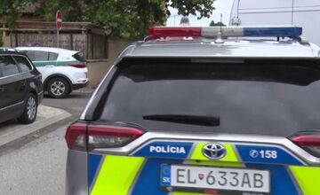 FOTO: Muža z Partizánskeho, ktorý strieľal, zadržala v krátkom čase polícia 