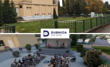FOTO: Námestie Alexandra Dubčeka v Dubnici sa revitalizuje. Menej betónu, viac zelene a nové priestory pre ľudí