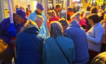 FOTO: Na Námestí v Trenčíne, Považskej Bystrici a na Myjave sa protestovalo 