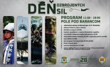 FOTO: Ozbrojené sily oslavujú v Brezovej, mesto sa pripravuje na veľký program