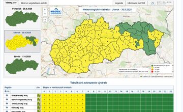 FOTO: V noci hrozia v našom kraji prvé prízemné mrazy 