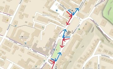 FOTO: V Trenčíne začnú platiť dopravné obmedzenia na Braneckého ulici 