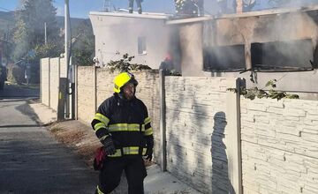 FOTO: Požiar v porube takmer spôsobil nešťastie