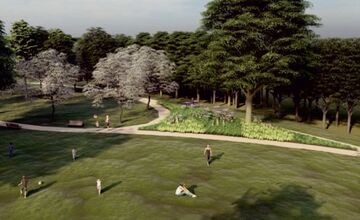 FOTO: Z chátrajúceho sadu bude oáza pokoja, Prievidza chystá čerešňový park s dažďovou záhradou