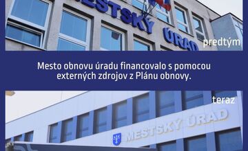 FOTO: Dubnica nad Váhom má zmodernizovaný mestský úrad aj nové ekologické námestie