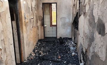 FOTO: Tragická noc v Hornej Marikovej, požiar zničil hájenku určenú pre školy v prírode