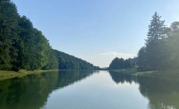 FOTO: Obyvatelia Myjavského regiónu robia zbierku na záchranu vodnej nádrže 