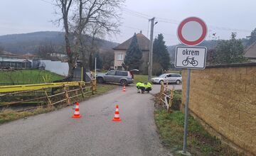 FOTO: Havarijný stav mosta v obci Brodzany 