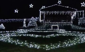 FOTO: Výzdoba obsahuje viac ako 43-tisíc svetiel