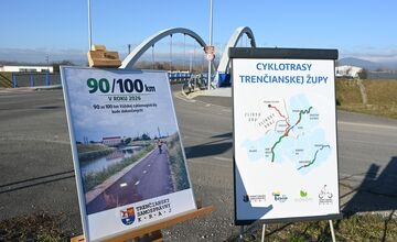 FOTO: Vážska cyklomagistrála je takmer kompletná, na Považí stavajú ďalší kľúčový úsek