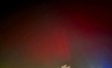 FOTO: V Trenčíne a okolí zachytili obyvatelia neopakovateľnú polárnu žiaru 