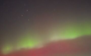 FOTO: V Trenčíne a okolí zachytili obyvatelia neopakovateľnú polárnu žiaru 